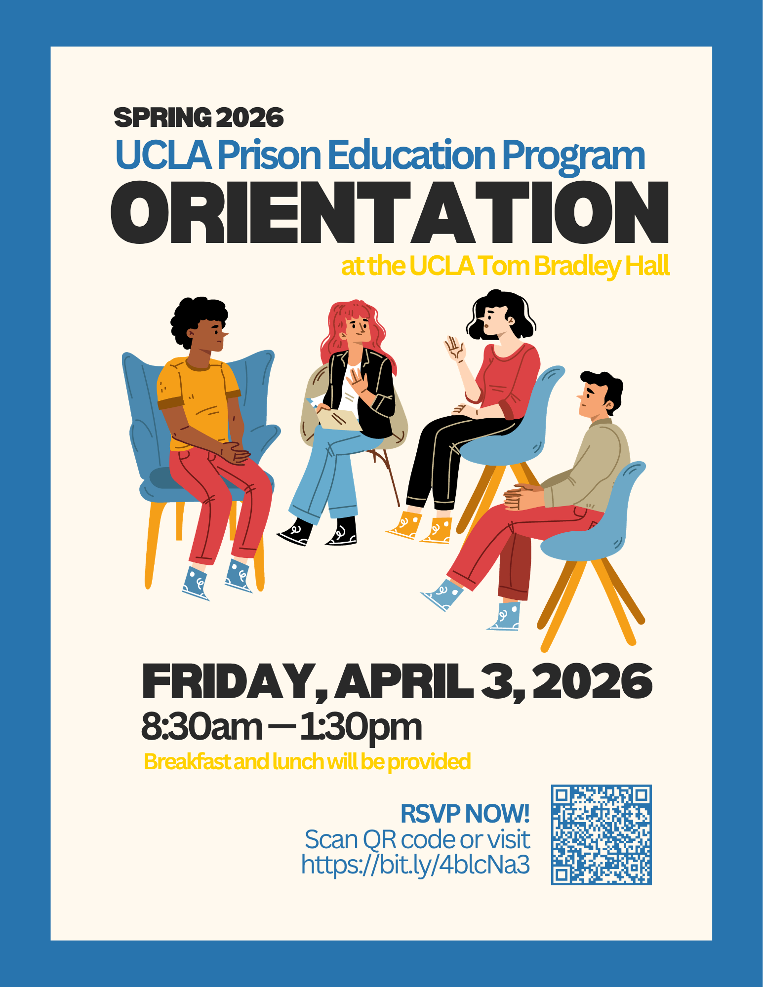 PEP Spring 2026 Orientation flyer