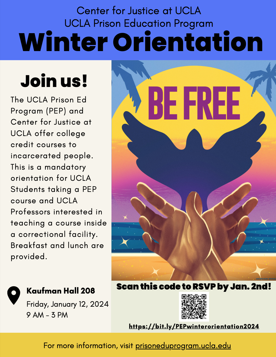 Center for Justice at UCLA Winter Orientation